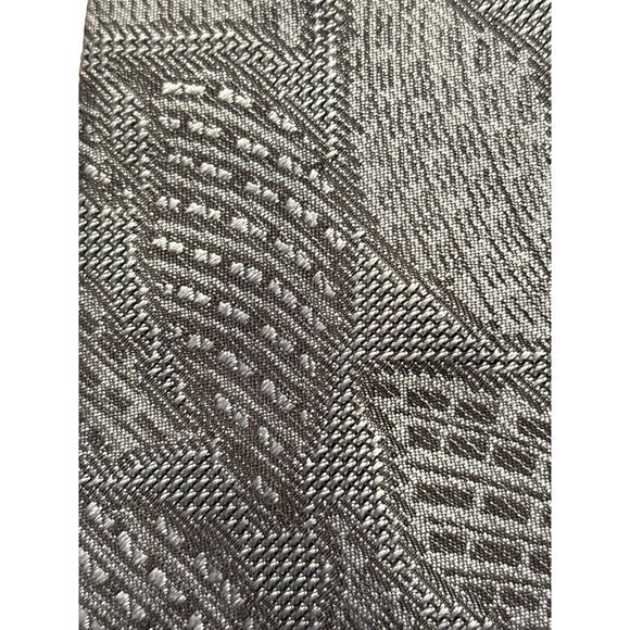 Ermenegildo Zegna Premium Men's Luxury Navy Blue Textured Woven 100% Silk Tie - Picture 4 of 4